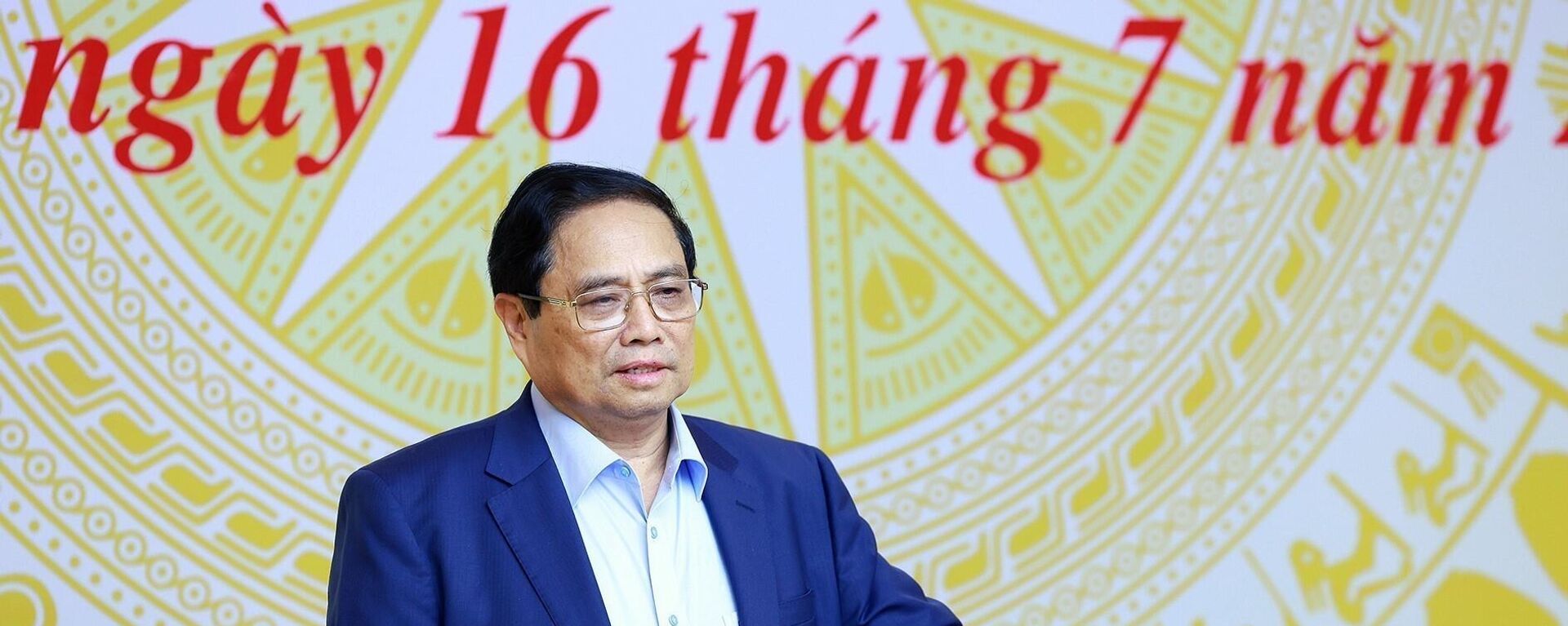 Thủ tướng Phạm Minh Chính chủ trì Hội nghị thúc đẩy đầu tư công năm 2024 - Sputnik Việt Nam, 1920, 16.07.2024