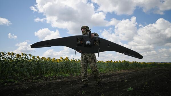 Hoạt động chiến đấu của các phi đội trinh sát UAV Supercam thuộc nhóm quân Trung tâm theo hướng Avdeevka trong chiến dịch quân sự đặc biệt - Sputnik Việt Nam