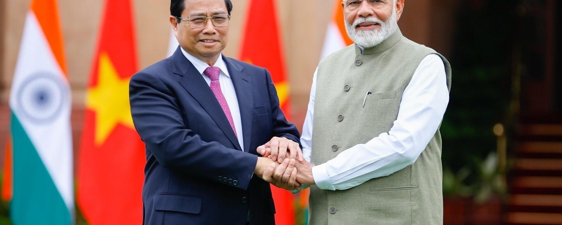 ​Thủ tướng Phạm Minh Chính​ và Thủ tướng Ấn Độ Narendra Modi - Sputnik Việt Nam, 1920, 01.08.2024