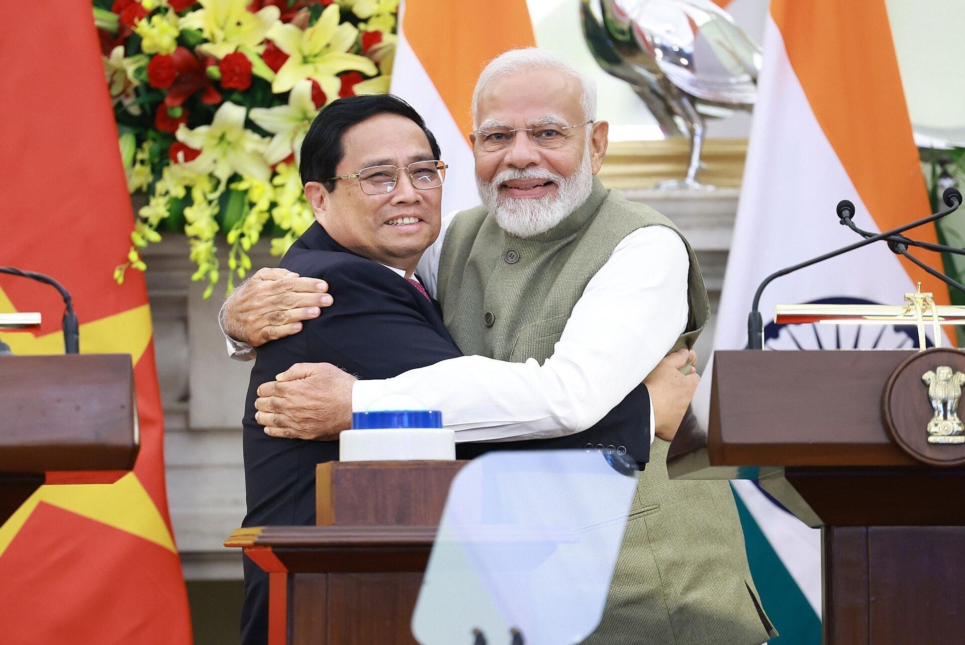 ​Thủ tướng Phạm Minh Chính​ và Thủ tướng Ấn Độ Narendra Modi - Sputnik Việt Nam, 1920, 01.08.2024