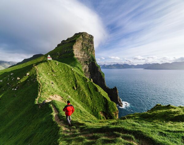 Ngọn hải đăng Kallur trên đảo Kalsoy, Quần đảo Faroe - Sputnik Việt Nam