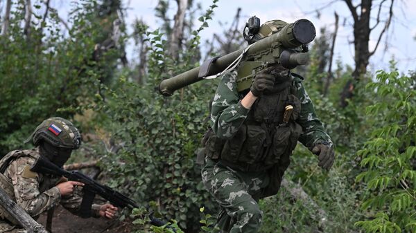 Военнослужащие подразделения противовоздушной обороны группировки Центр на боевых позициях на Авдеевском направлении СВО - Sputnik Việt Nam