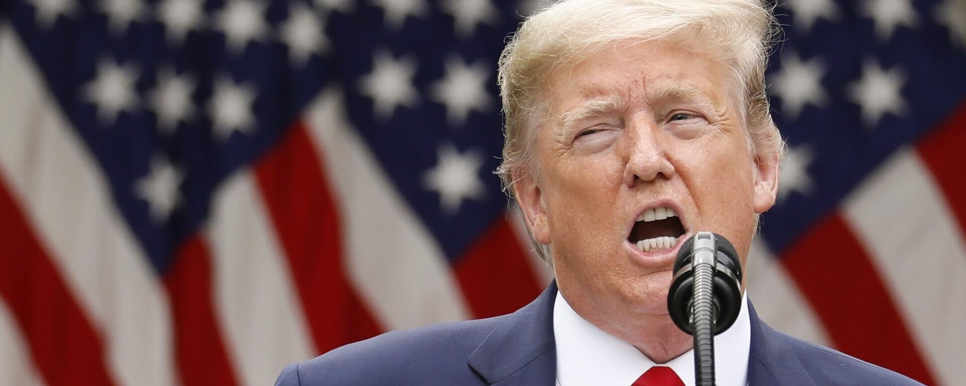 Cựu Tổng thống Mỹ, ứng cử viên tổng thống của đảng Cộng hòa Donald Trump  - Sputnik Việt Nam, 1920, 06.09.2024