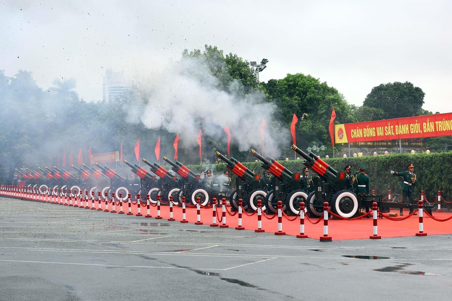 Lễ đón Tổng Bí thư, Chủ tịch nước Lào thăm cấp Nhà nước đến Việt Nam - Sputnik Việt Nam, 1920, 10.09.2024