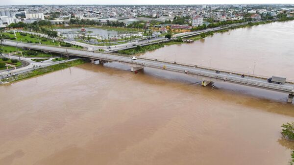 Mực nước lũ trên các sông lớn tại Thái Bình tiếp tục lên nhanh - Sputnik Việt Nam