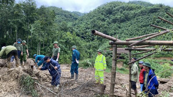 Lũ ống, lũ quét kinh hoàng tại huyện Bảo Yên, Lào Cai - Sputnik Việt Nam