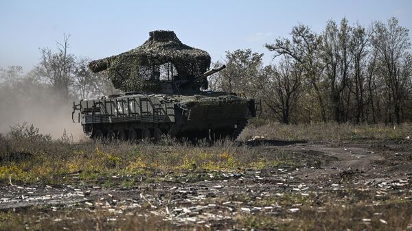 BMP-3 tại bãi tập ở vùng Zaporozhye - Sputnik Việt Nam