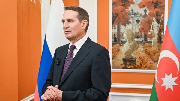 Giám đốc Cơ quan Tình báo Đối ngoại Nga Sergei Naryshkin - Sputnik Việt Nam