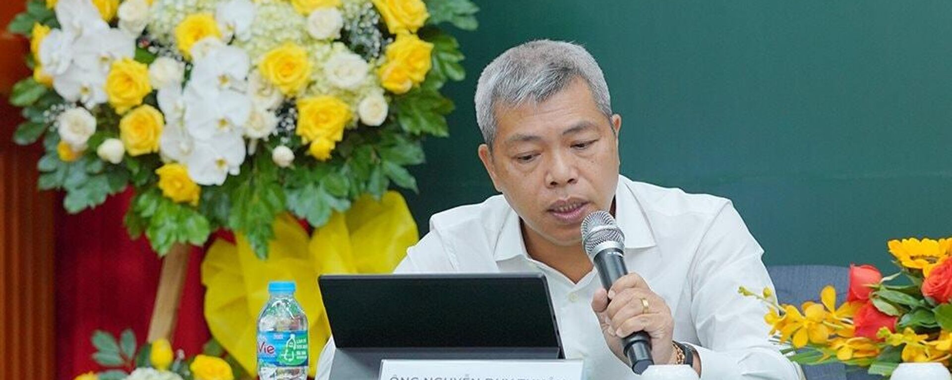 CEO LTG Group Nguyễn Duy Tuân phát biểu tại sự kiện - Sputnik Việt Nam, 1920, 06.10.2024