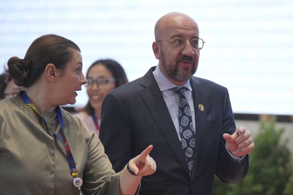 Chủ tịch Hội đồng châu Âu Charles Michel tại Hội nghị cấp cao ASEAN ở Lào - Sputnik Việt Nam