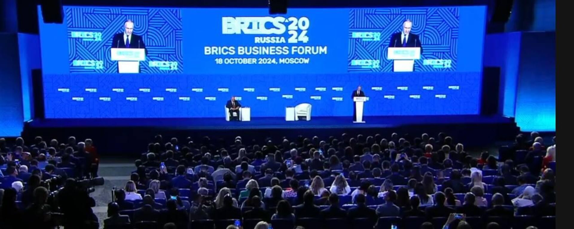 Ông Putin: Việc hiện thực hóa tiềm năng của BRICS sẽ mang lại lợi ích tối mọi công dân của chúng ta - Sputnik Việt Nam, 1920, 18.10.2024