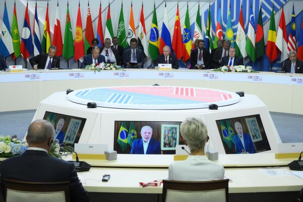 Hội nghị thượng đỉnh BRICS XVI Cuộc gặp mở rộng của Trưởng đoàn các nước BRICS - Sputnik Việt Nam