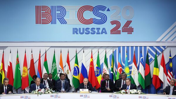 Hội nghị thượng đỉnh BRICS XVI Cuộc gặp mở rộng của Trưởng đoàn các nước BRICS - Sputnik Việt Nam