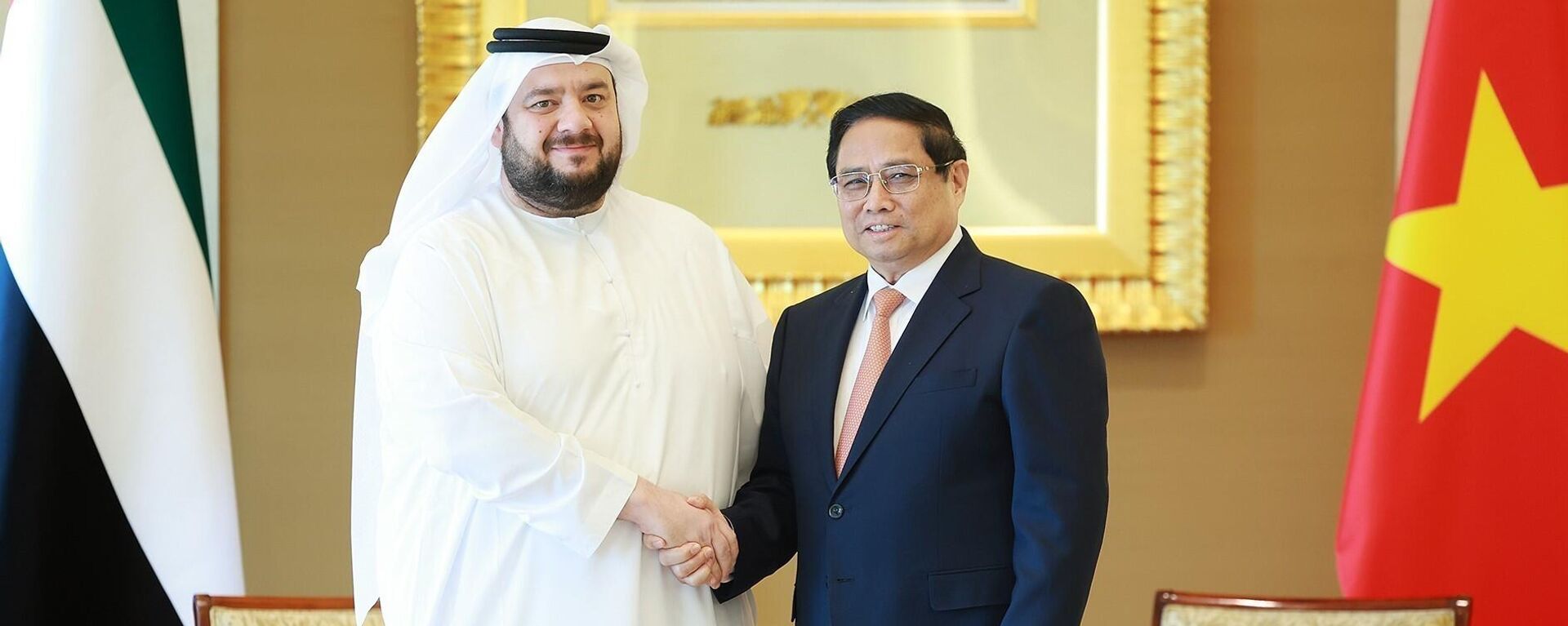 Thủ tướng Phạm Minh Chính tiếp Bộ trưởng Đầu tư UAE Mohamed Hassan Al Suwaidi - Sputnik Việt Nam, 1920, 29.10.2024