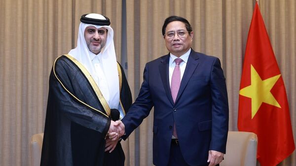 Thủ tướng Phạm Minh Chính tiếp Chủ tịch Cơ quan đầu tư Qatar - Sputnik Việt Nam