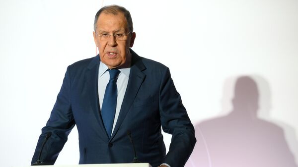 Ngoại trưởng Nga S. Lavrov phát biểu khai mạc Đại hội đồng Thế giới Nga lần thứ XVI - Sputnik Việt Nam