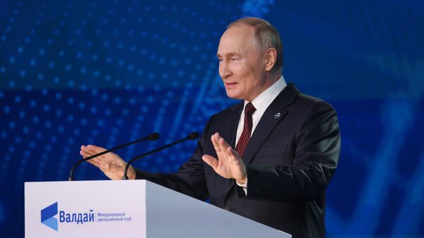 Tổng thống Vladimir Putin tham gia Câu lạc bộ thảo luận Valdai - Sputnik Việt Nam