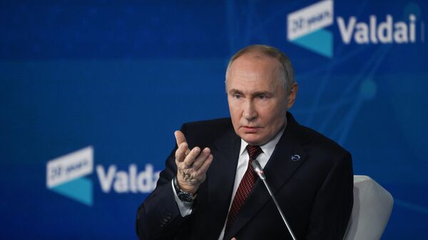 Tổng thống Vladimir Putin tham gia Câu lạc bộ thảo luận Valdai - Sputnik Việt Nam