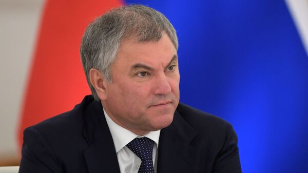 Chủ tịch Duma Quốc gia Nga Vyacheslav Volodin - Sputnik Việt Nam