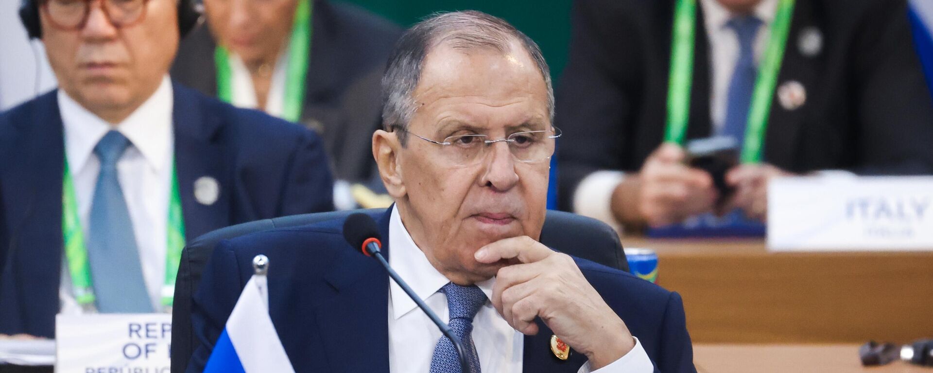 Ngoại trưởng Nga Sergei Lavrov tại hội nghị thượng đỉnh G20 ở Brazil - Sputnik Việt Nam, 1920, 18.11.2024