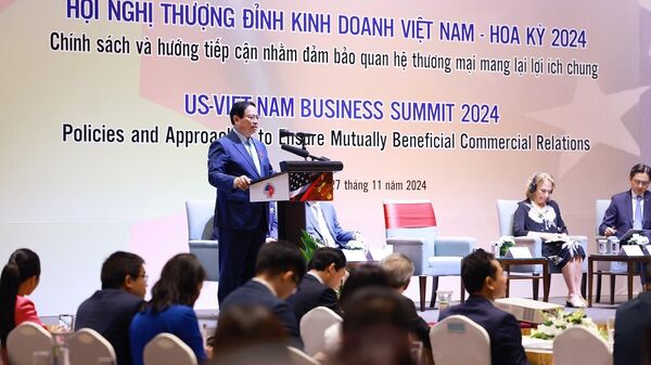 Thủ tướng dự Hội nghị Thượng đỉnh Kinh doanh Việt Nam-Hoa Kỳ năm 2024 - Sputnik Việt Nam