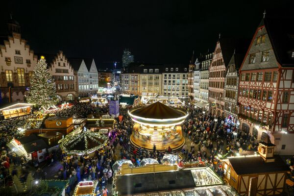 Chợ Giáng sinh ở Frankfurt, Đức - Sputnik Việt Nam