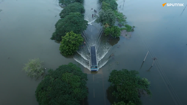 Không đồ ăn, không nước sạch. Đường phố đô thị Puducherry của Ấn Độ ngập lụt sau cơn bão «Fengal» - Sputnik Việt Nam