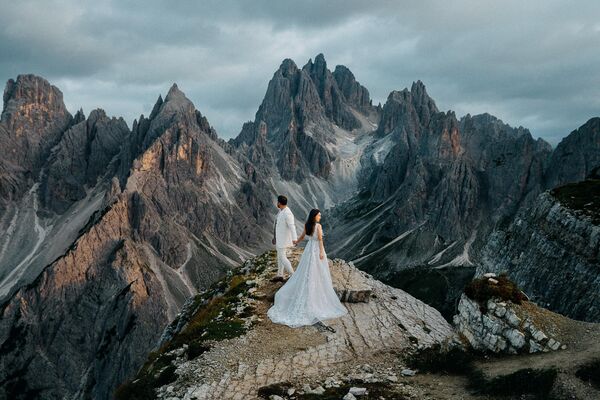 Bức ảnh của nhiếp ảnh gia New Zealand Tinted Photography Ben Lane, giải hai hạng mục EpicLocation cuộc thi 2024 International Wedding Photographer of the Year - Sputnik Việt Nam