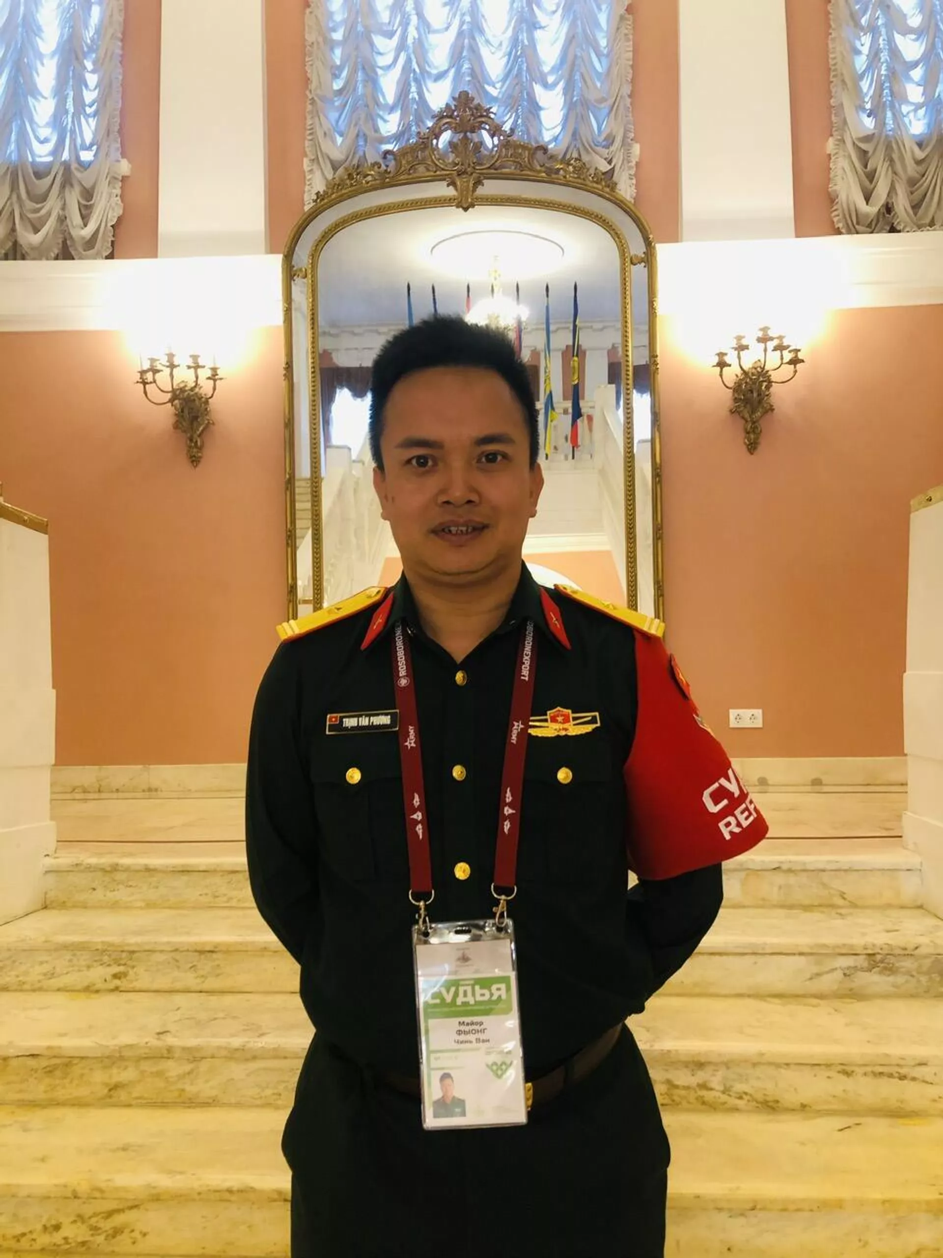 Trung tá Trịnh Văn Phương (giảng viên Trường Đại học Văn hóa Nghệ thuật Quân đội) tham gia Army Games tại Nga Trung tá Trịnh Văn Phương (giảng viên Trường Đại học Văn hóa Nghệ thuật Quân đội) tham gia Army Games tại Nga - Sputnik Việt Nam, 1920, 17.12.2024