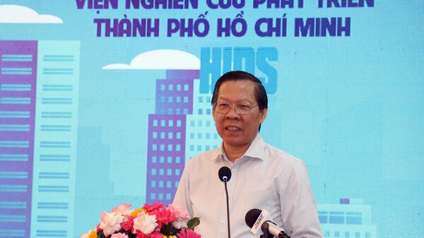 Chủ tịch UBND Thành phố Hồ Chí Minh Phan Văn Mãi phát biểu tại hội thảo - Sputnik Việt Nam