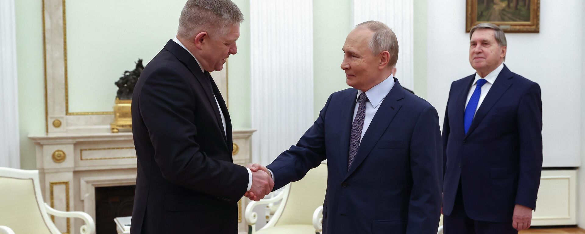 Tổng thống Vladimir Putin hội đàm với Thủ tướng Slovakia Robert Fico - Sputnik Việt Nam, 1920, 28.12.2024