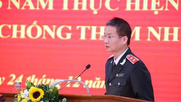 Phó Tổng Thanh tra Chính phủ Lê Tiến Đạt phát biểu - Sputnik Việt Nam