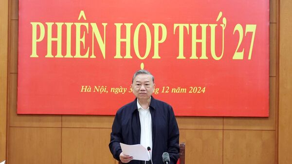 Phiên họp thứ 27 Ban Chỉ đạo Trung ương về phòng, chống tham nhũng, lãng phí, tiêu cực - Sputnik Việt Nam