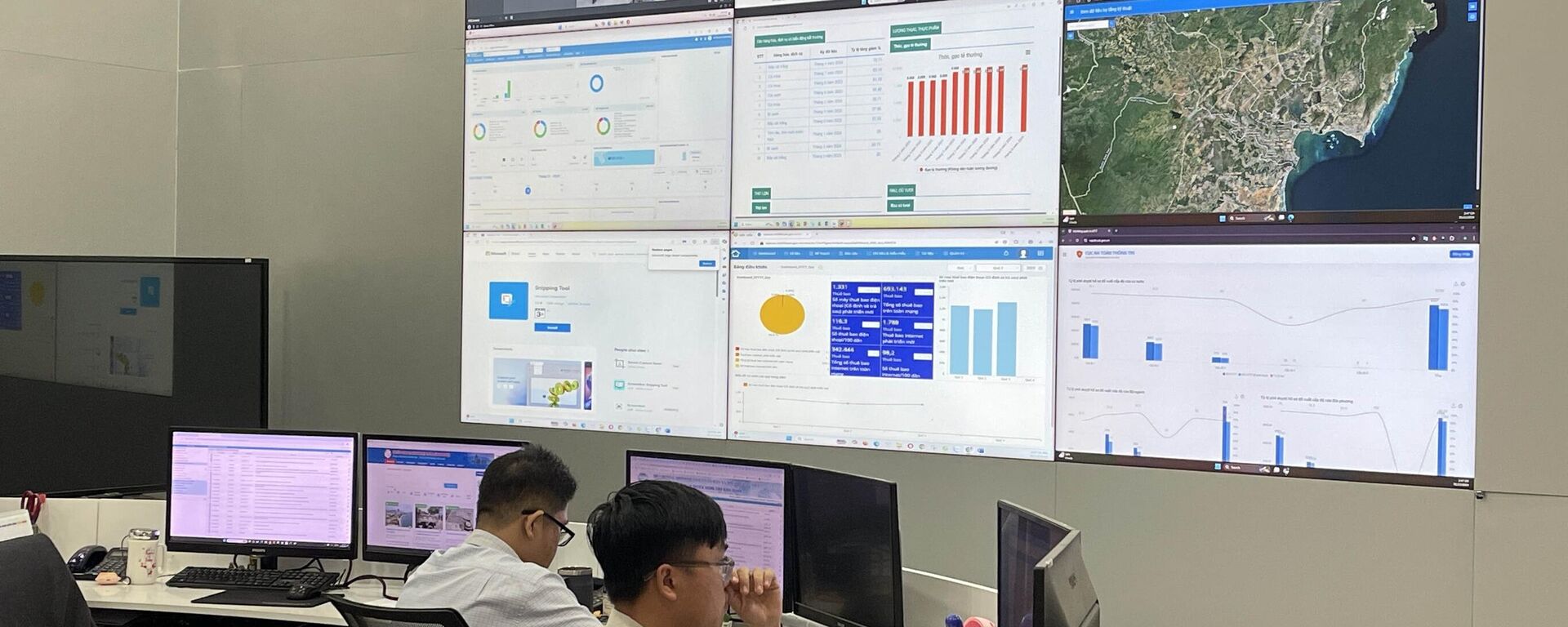 Hoạt động của Trung tâm giám sát an toàn, an ninh gắn với điều hành đô thị thông minh tại Ninh Thuận. - Sputnik Việt Nam, 1920, 06.01.2025