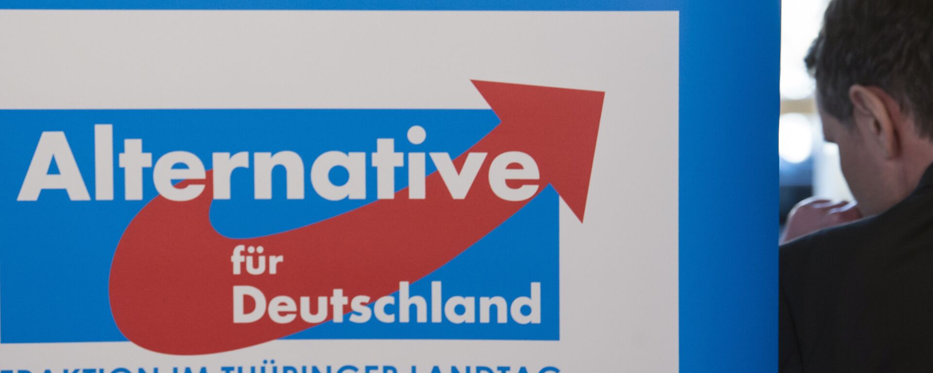 Hình chiếu logo của đảng Đức Sự lựa chọn thay thế cho nước Đức (AfD) - Sputnik Việt Nam, 1920, 03.02.2025