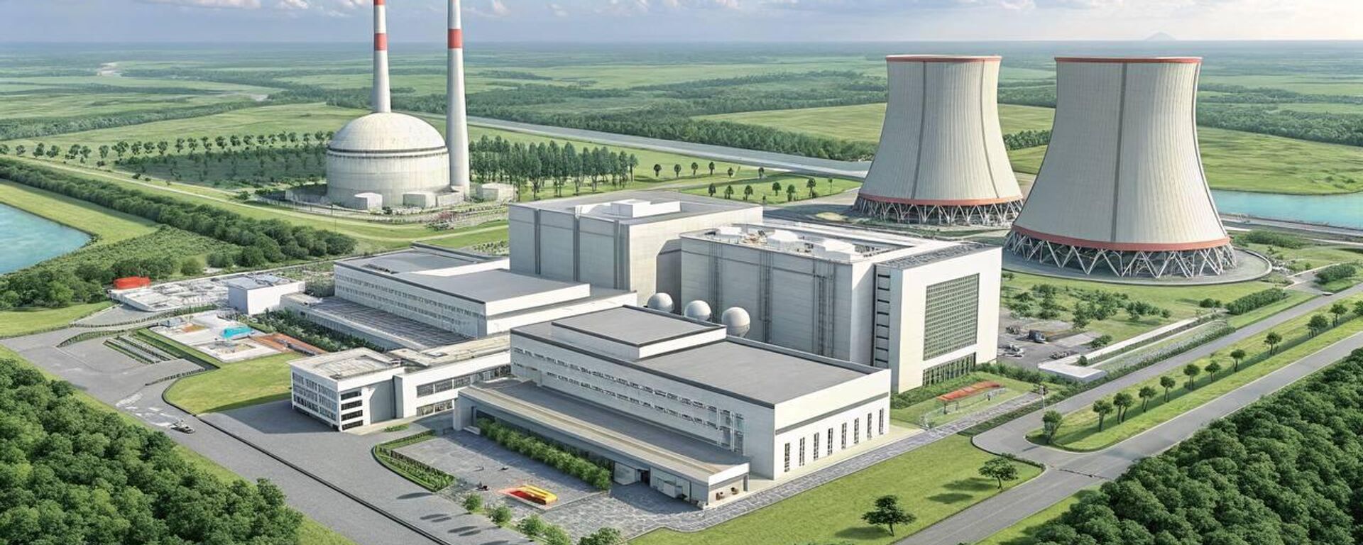 AI đã mô tả nhà máy điện hạt nhân ở Việt Nam trông như thế nào trong tương lai - Sputnik Việt Nam, 1920, 27.02.2025