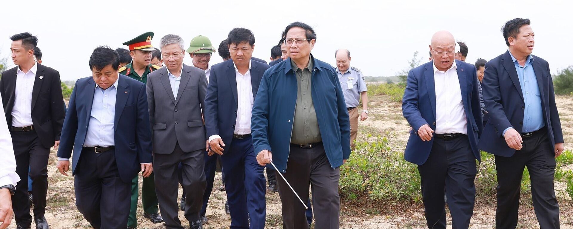 Thủ tướng Phạm Minh Chính kiểm tra, khảo sát dự án nâng cấp, mở rộng sân bay Chu Lai - Sputnik Việt Nam, 1920, 08.02.2025