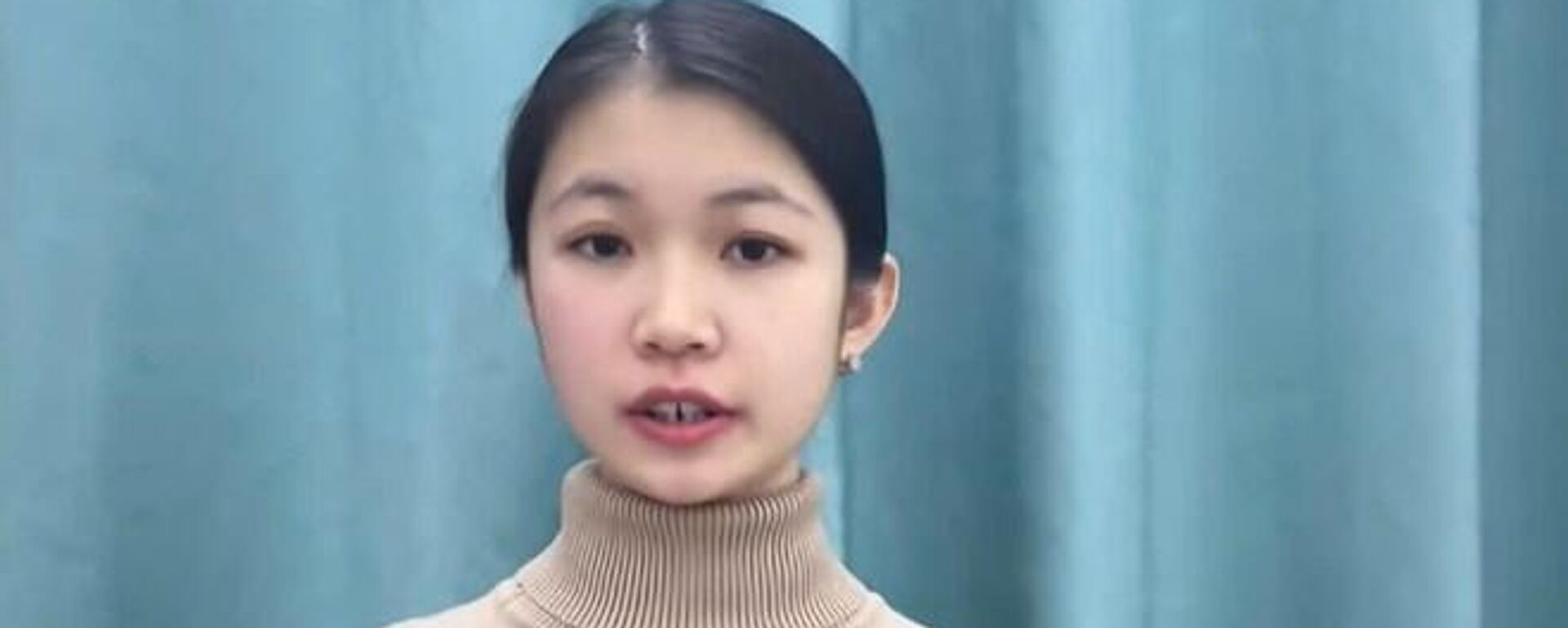 Nữ sinh Lìu Ngọc Hằng lên tiếng trấn an gia đình, bạn bè. Ảnh cắt từ video - Sputnik Việt Nam, 1920, 09.02.2025