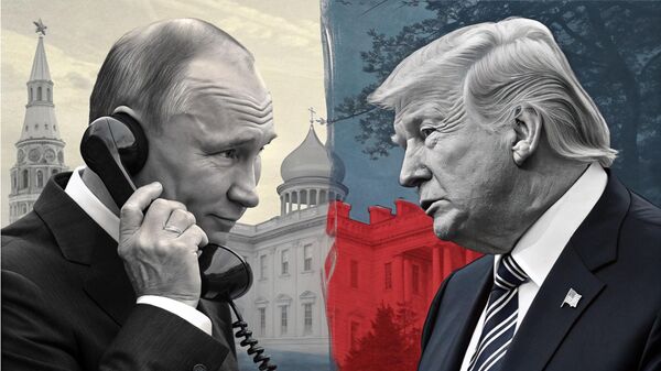 Trump và Putin đã hội đàm. Ảnh được tạo ra bởi AI - Sputnik Việt Nam