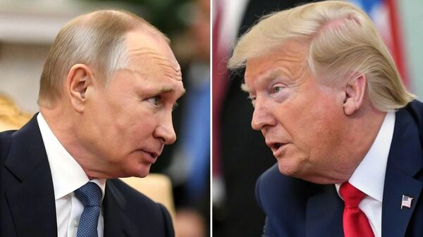 Ông Trump và Ông Putin đã hội đàm. Ảnh được tạo ra bởi AI - Sputnik Việt Nam