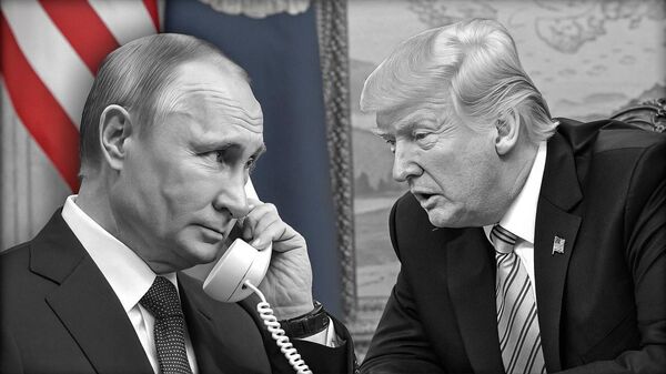 Ông Trump và Ông Putin đã hội đàm. Ảnh được tạo ra bởi AI - Sputnik Việt Nam