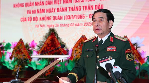 Đại tướng, Bộ trưởng Quốc phòng Phan Văn Giang phát biểu - Sputnik Việt Nam