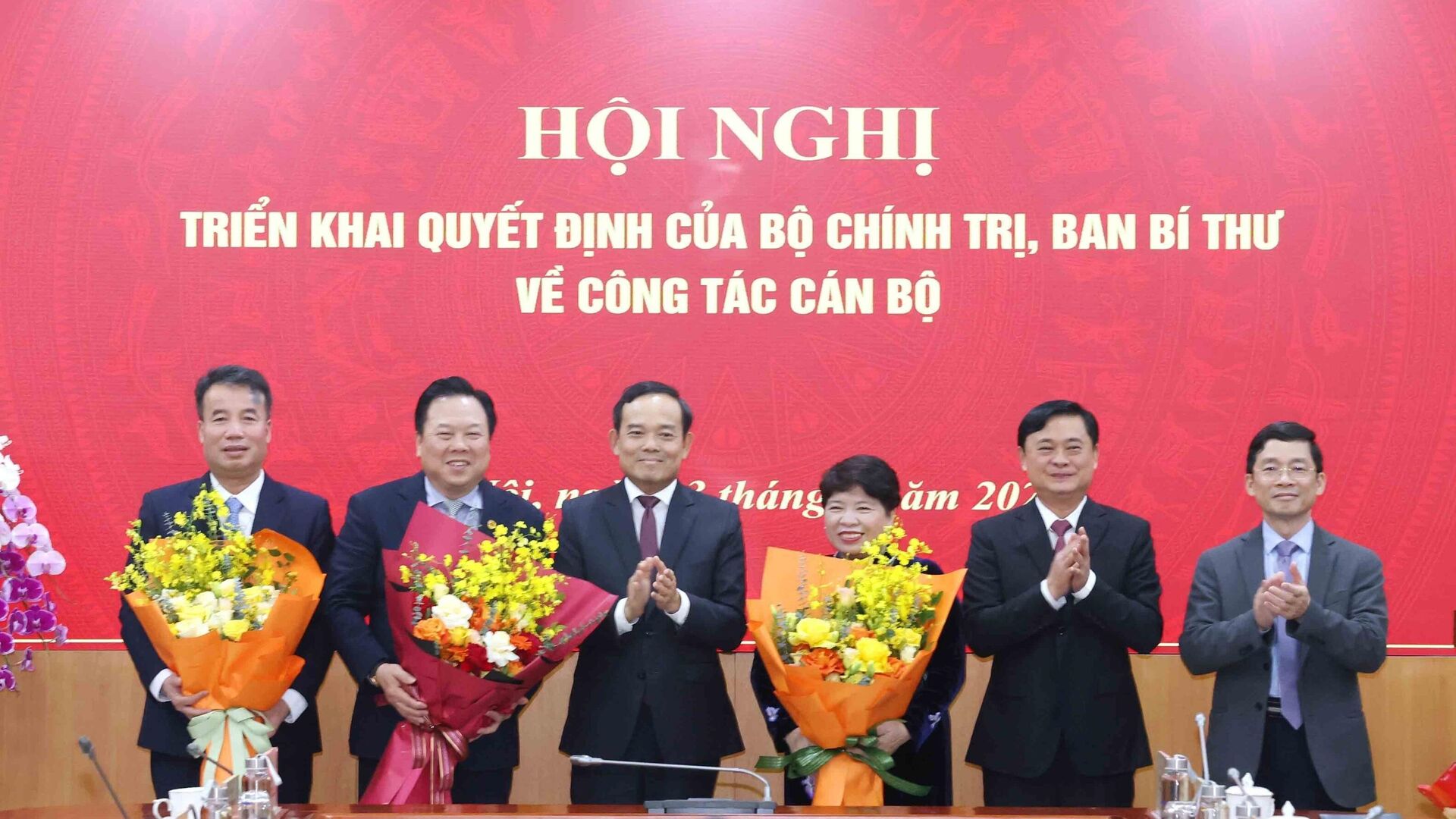 Hội nghị triển khai Quyết định của Bộ Chính trị, Ban Bí thư về công tác cán bộ tại Ban Chính sách, chiến lược Trung ương - Sputnik Việt Nam, 1920, 03.03.2025