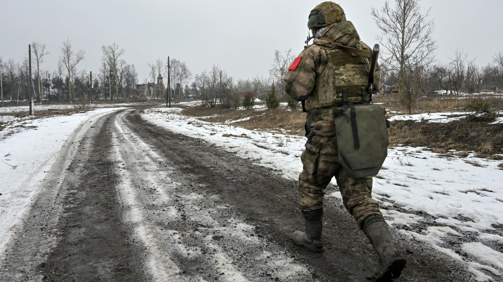 Quân đội của nhóm quân Bắc đã giải phóng làng Pogrebki ở quận Sudzhansky của vùng Kursk - Sputnik Việt Nam, 1920, 03.03.2025