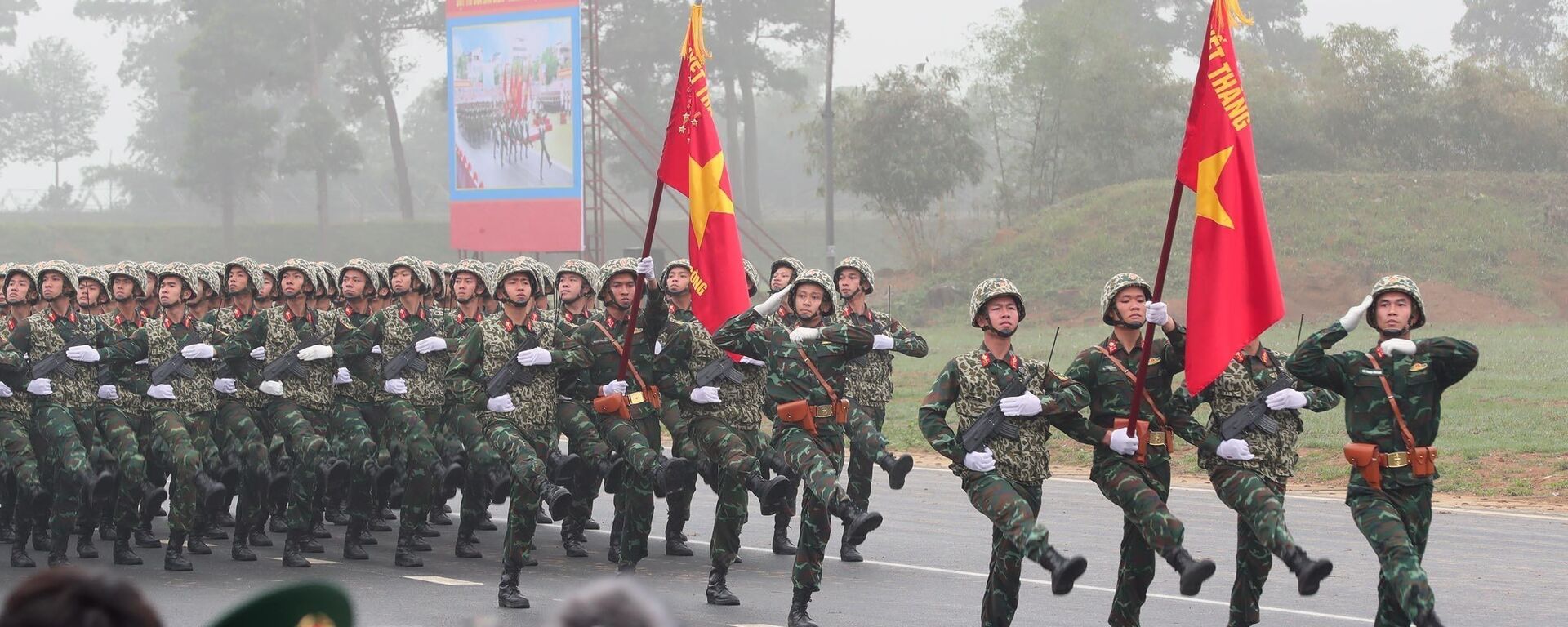 Hợp luyện chuẩn bị cho Lễ kỷ niệm 50 năm Giải phóng miền Nam, thống nhất đất nước - Sputnik Việt Nam, 1920, 01.04.2025