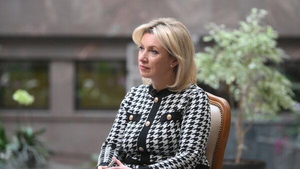 Maria Zakharova đại diện chính thức của Bộ Ngoại giao Nga - Sputnik Việt Nam