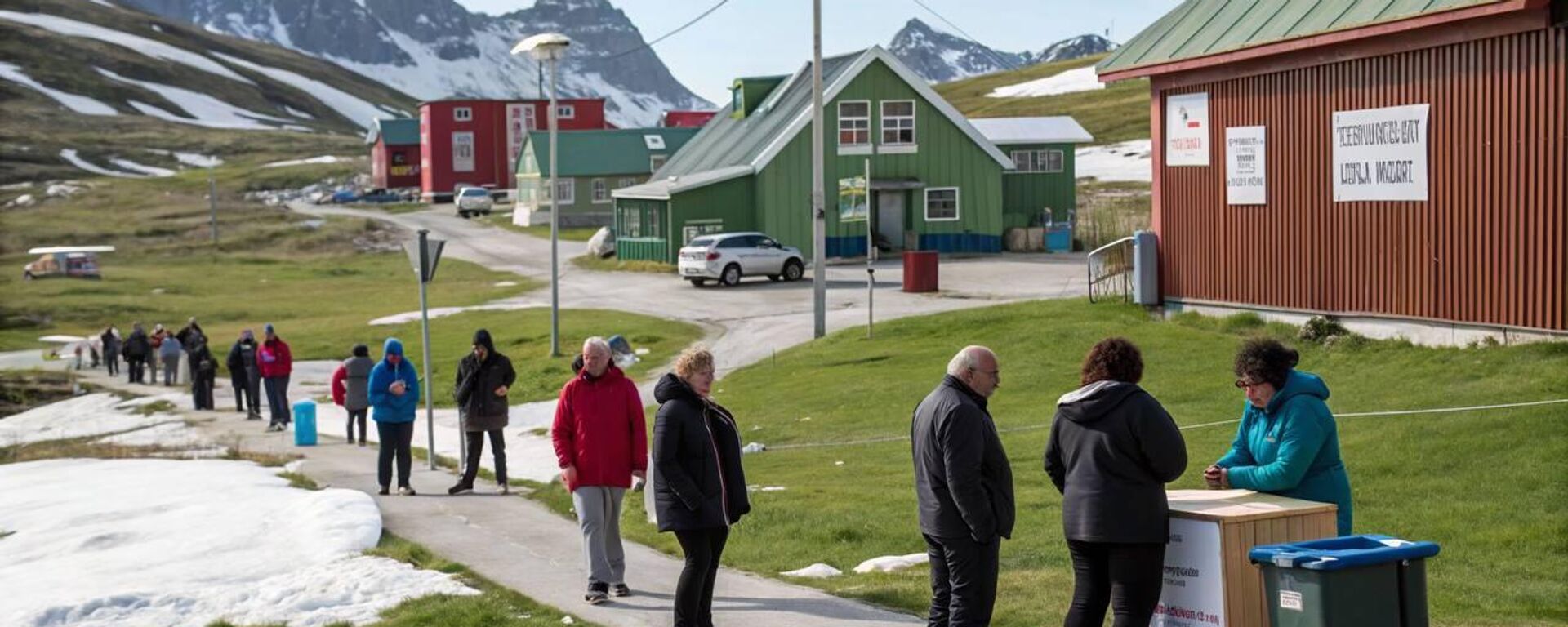 Người dân Greenland ủng hộ các đảng phái theo đường lối độc lập trong cuộc bầu cử quốc hội. Ảnh được tạo ra bởi AI Người dân Greenland ủng hộ các đảng phái theo đường lối độc lập trong cuộc bầu cử quốc hội. Ảnh được tạo ra bởi AI - Sputnik Việt Nam, 1920, 12.03.2025