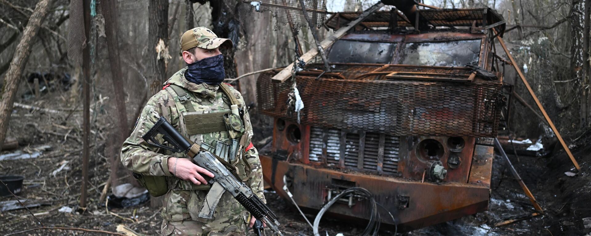 Một khẩu pháo tự hành Bogdana bị cháy của Lực lượng vũ trang Ukraina ở quận Sudzhansky thuộc vùng Kursk, được Lực lượng vũ trang Nga giải phóng khỏi các đơn vị Lực lượng vũ trang Ukraina. - Sputnik Việt Nam, 1920, 03.05.2025