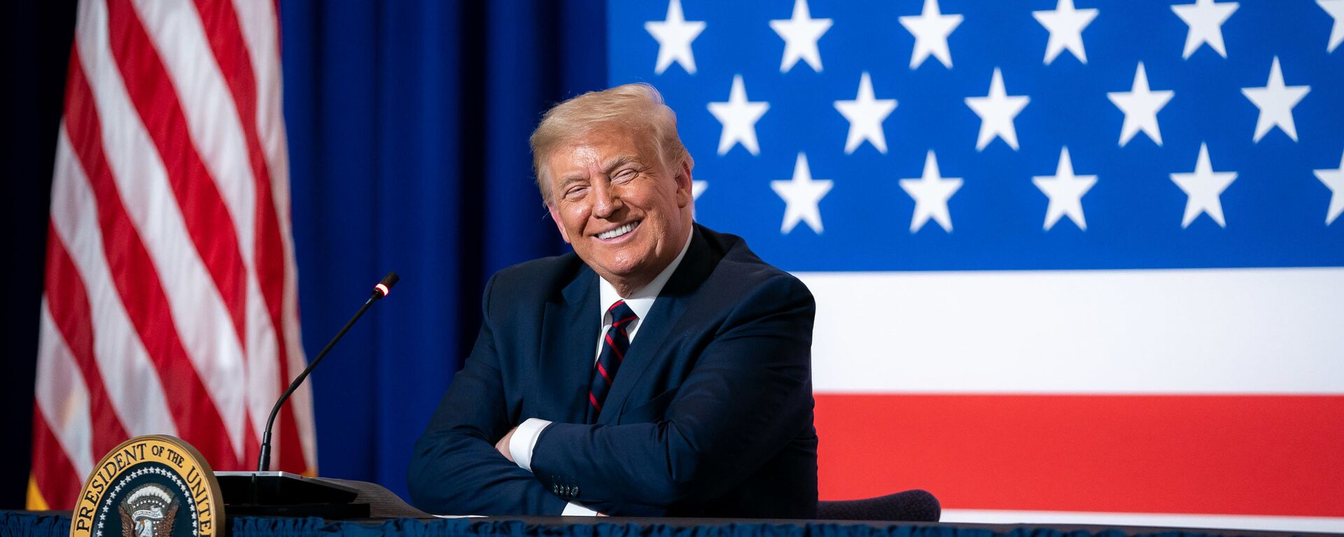 Tổng thống Hoa Kỳ Donald Trump - Sputnik Việt Nam, 1920, 17.03.2025