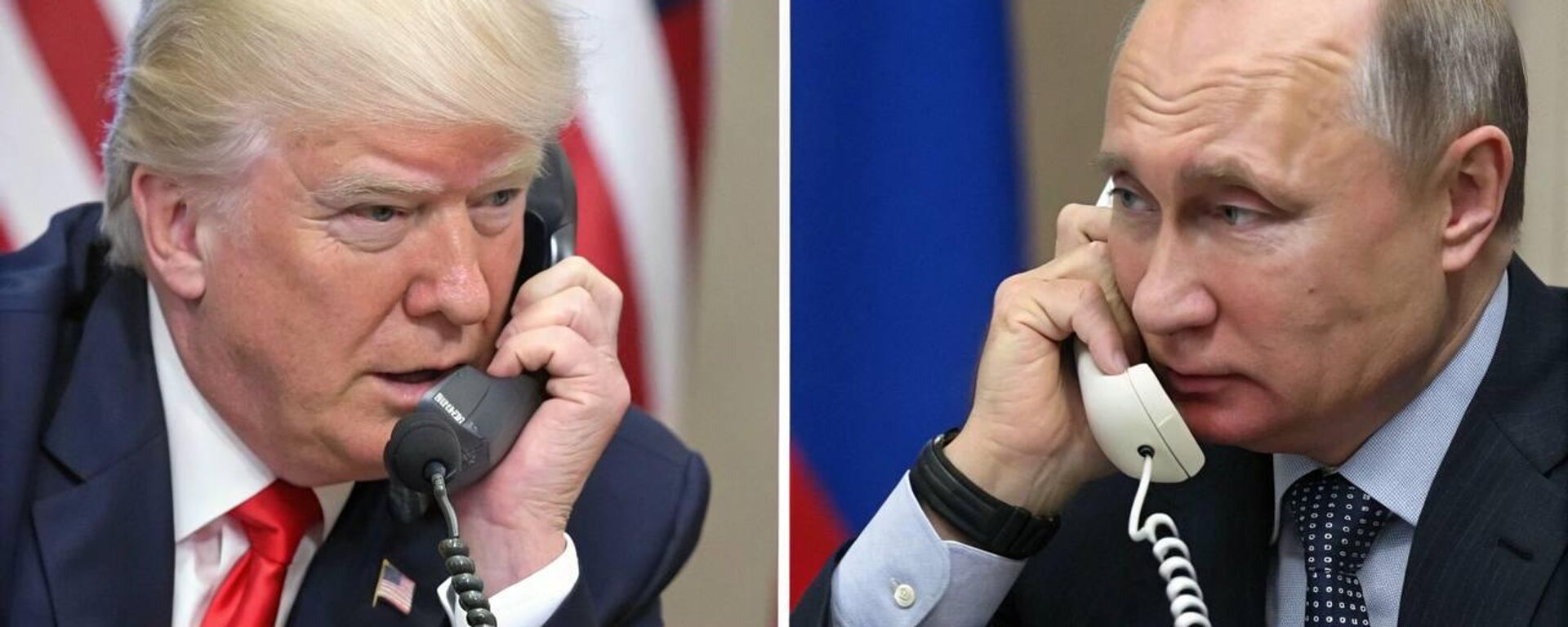 Ông Trump và Ông Putin đã hội đàm. Ảnh được tạo ra bởi AI - Sputnik Việt Nam, 1920, 18.03.2025